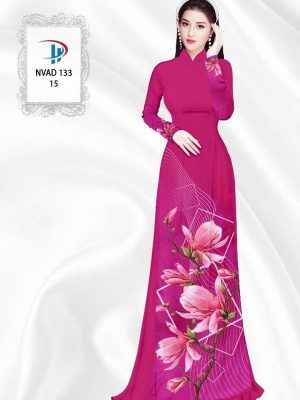 Vải Áo Dài Hoa In 3D AD NVAD133 27